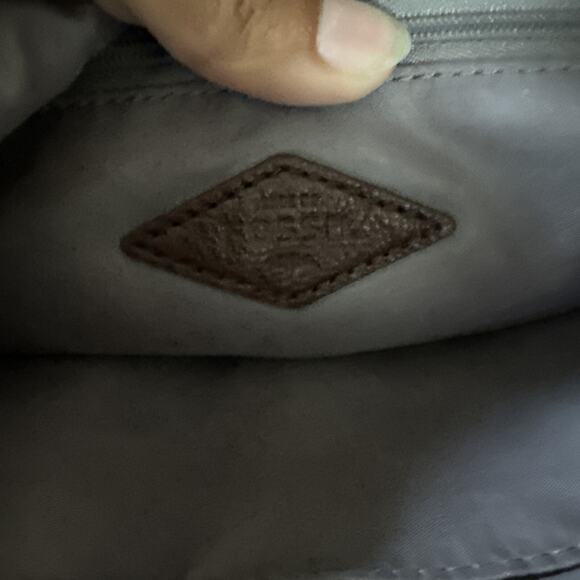 Fossil Crossbody Bag Multicolor Striped Leather Top-Zip 10x8x1.5 - Picture 8 of 8